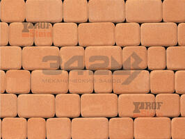  Тротуарная плитка 342 механический завод Классика 60 мм Оранжевый: внешний вид